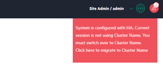 Login to HPE Ezmeral Container Platform with the new cluster name